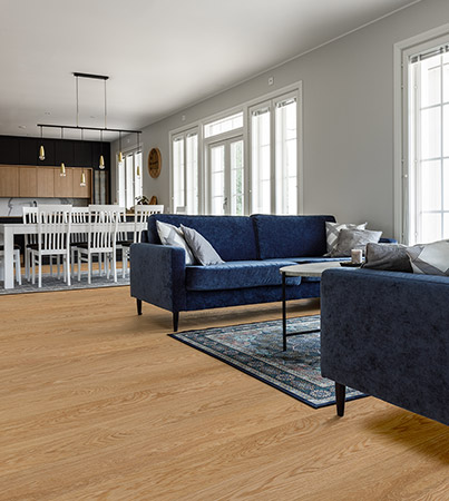 Novafloor 160 Tammi Natural Wood 1-sauva öljyvahattu & harjattu parketti