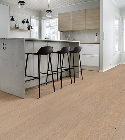 Novafloor 160 Tammi White Frost 1-sauva �ljyvahattu & harjattu parketti