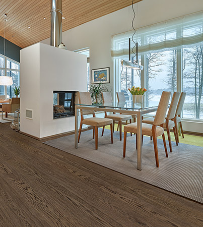 Novafloor 160 Tammi Light Chocolate 1-sauva �ljyvahattu & harjattu parketti