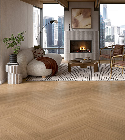 PARADOR Modular ONE Tammi Artemis Caramel Brown kalanruoto Vinyylilattia