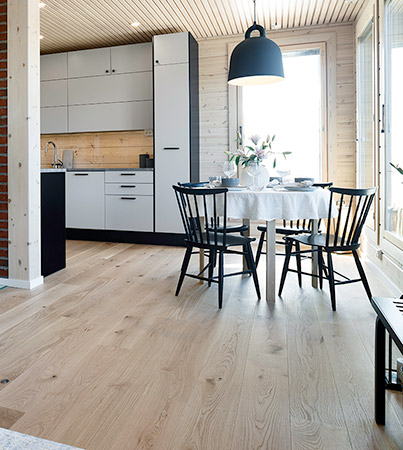 Novafloor PD 200 Tammi Rustic White Frost 1-sauva �ljyvahattu & harjattu parketti