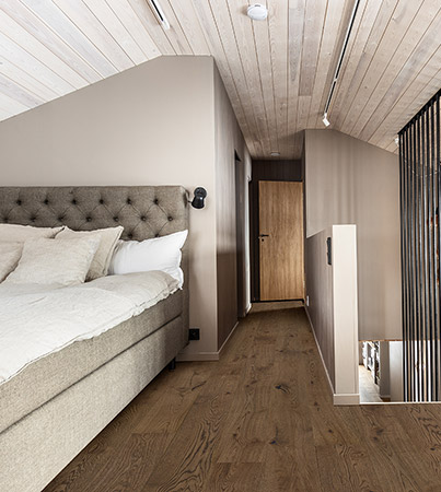 Novafloor PD 200 Tammi Rustic Light Chocolate 1-sauva �ljyvahattu & harjattu parketti