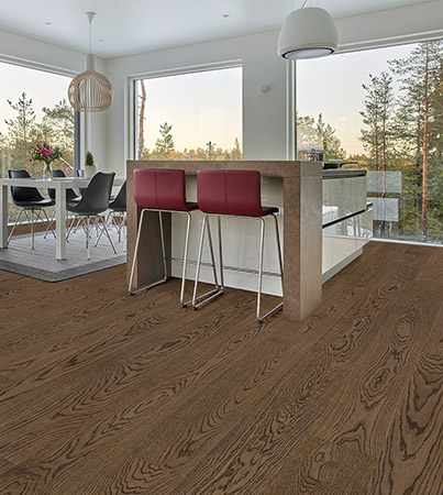 Novafloor 205 Tammi Light Chocolate 1-sauva �ljyvahattu & harjattu parketti