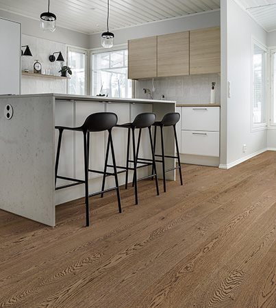 Novafloor New Classics Tammi Antique Brown 1-sauva �ljyvahattu & harjattu parketti