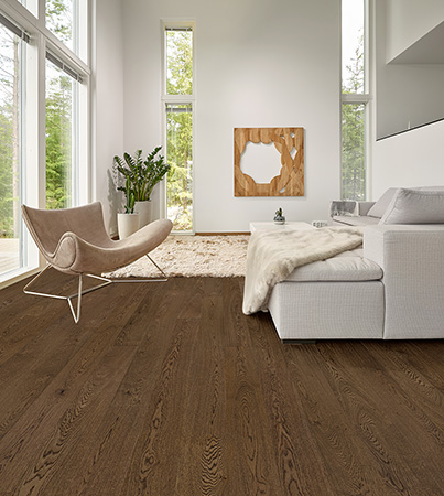 Novafloor New Classics Tammi Light Chocolate 1-sauva �ljyvahattu & harjattu parketti